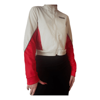 Adidas white red jacket