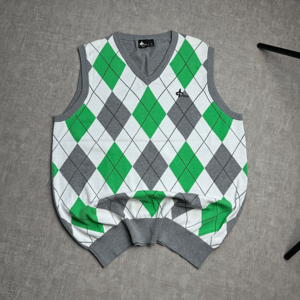 Cross Argyle Sweater Vest