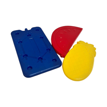Reusable Ice Packs / Freezer Blocks – Fruit Shapes (Set of 3)