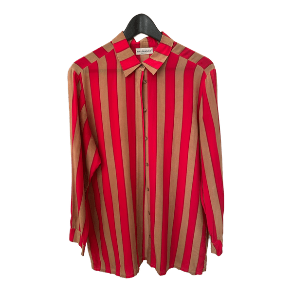 Marimekko raidallinen silkkipaita