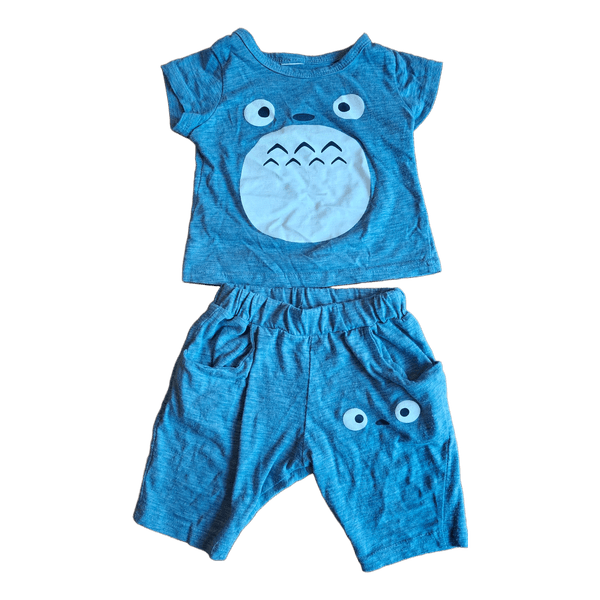 Totoro Sininen lasten vaatesetti / pyjama kesä