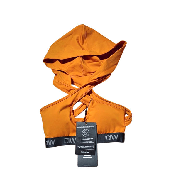 ICIW oranssi hupullinen urheilutoppi