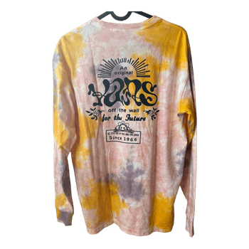 Vans "Mascy Grunge Wash" Tie-Dye Long Sleeve Tee | Size S (oversized)