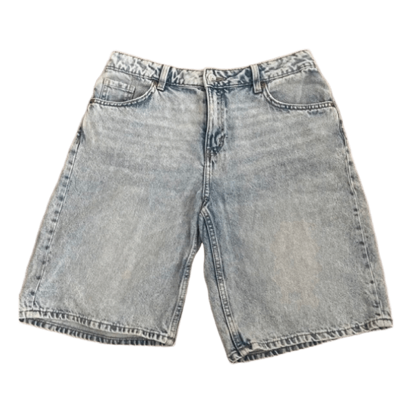 Lyseblå denimshorts