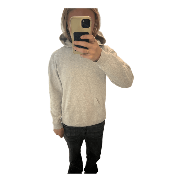 Grå Fruit of the Loom hættetrøje
