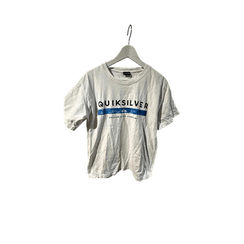 Valkoinen Quick Silver T-paita