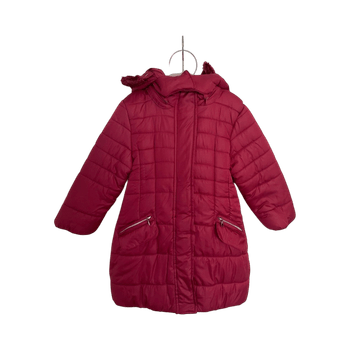 Mayoral Girl Red Hooded Puffer Coat
