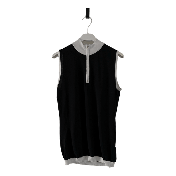 Sort strikket top