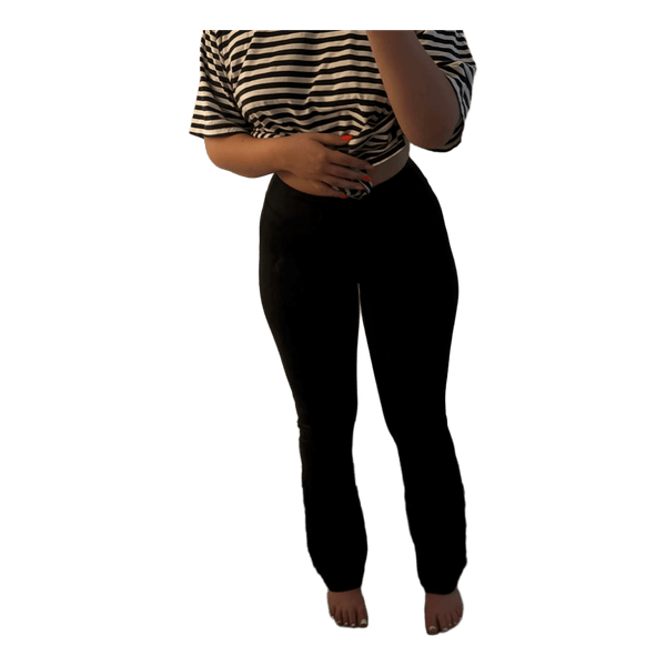 Mustat yogawear-housut