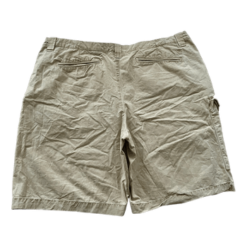 Timberland cargo shorts beige khaki 100% cotton utility shorts W42