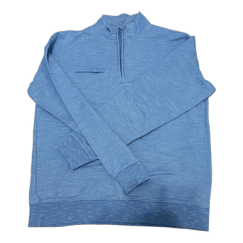 Blue zip neck jumper