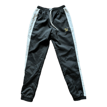Puma black tracksuit bottoms