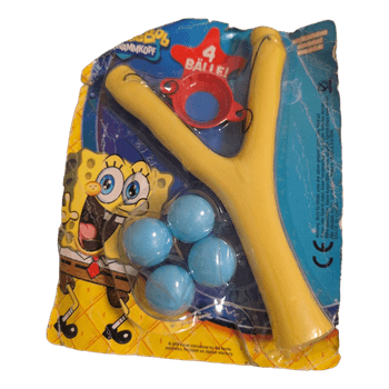Spongebob toy slingshot