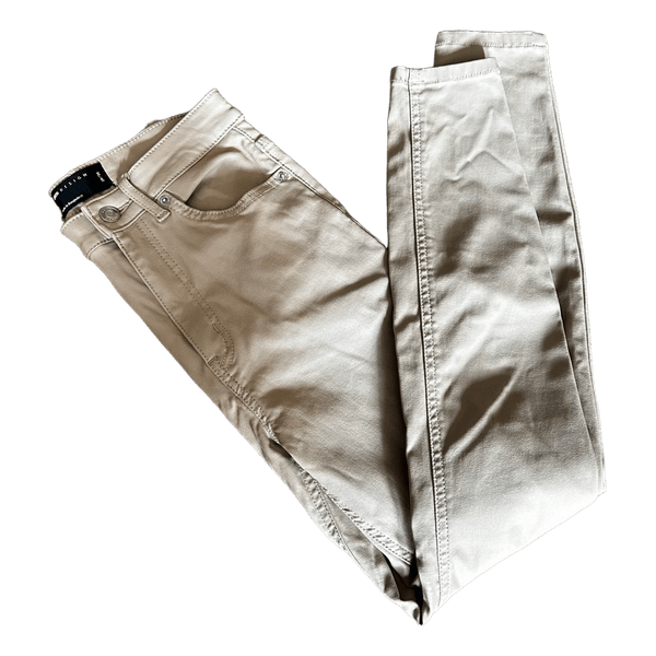 Beige skinny jeans