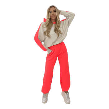 Two-piece track suit