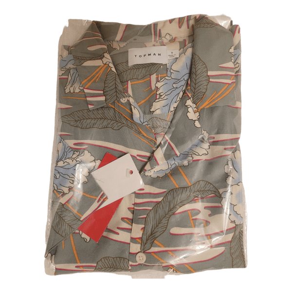 Topman floral print small shirt