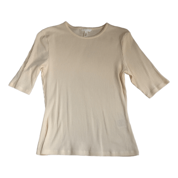 H&M ribstrikket t-shirt