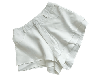Valkoiset shortsihameet