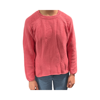 Pink knit sweater