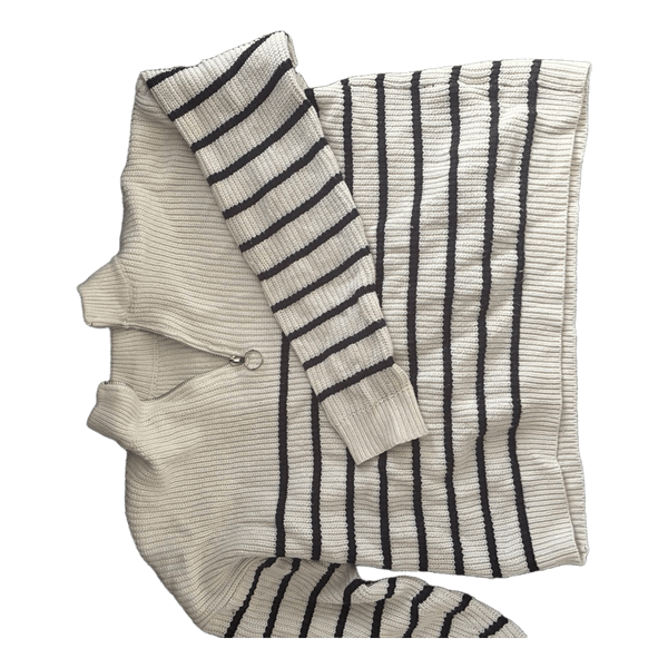 Striped knitted jumper