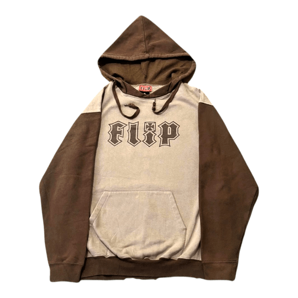 Flip two-tone hoodie