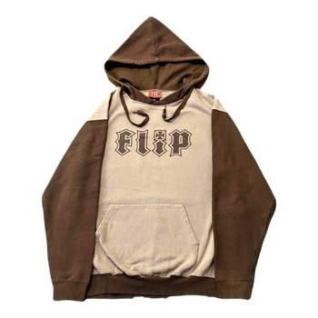 Flip two-tone hoodie