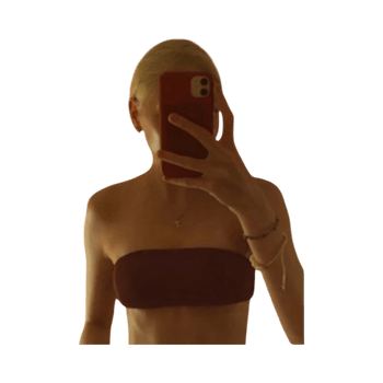Bandeau bikini top