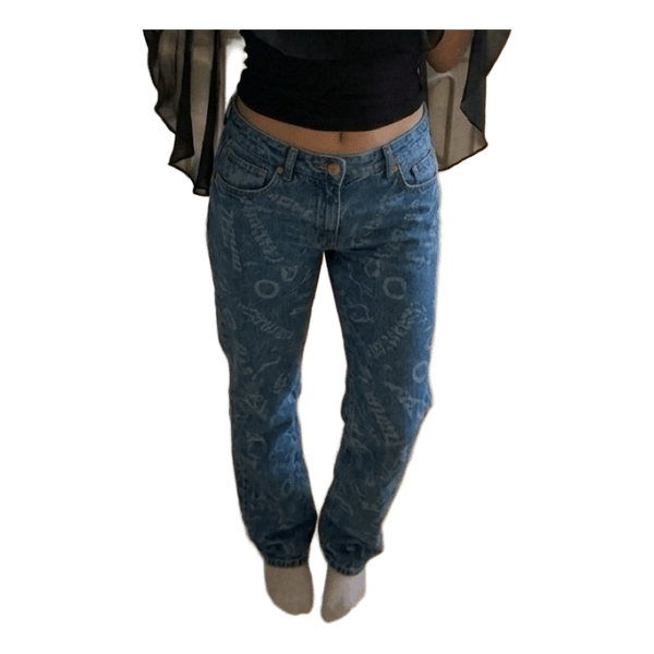 Straight leg jeans