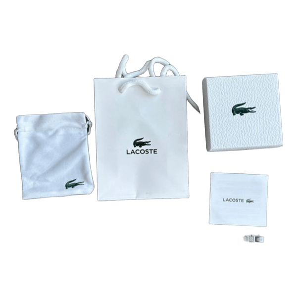 Lacoste silver tone bracelet