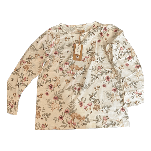 Newbie summer light floral top 110/116