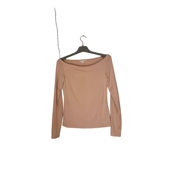 Rosa langærmet top