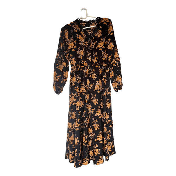 Shein lang blomstret kjole
