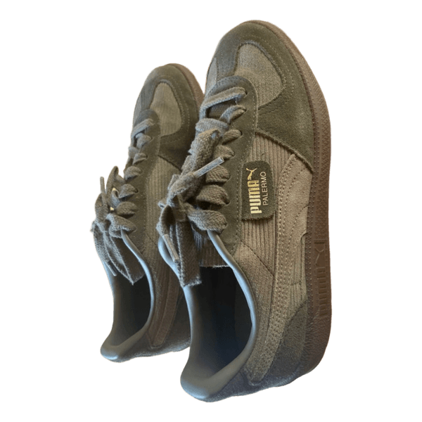 Grønne Puma Palermo sneakers