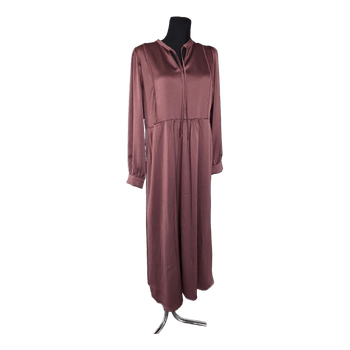 Plum midi dress