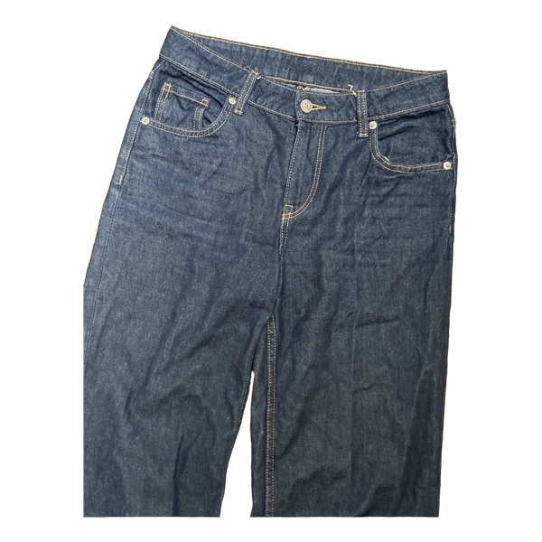 Mørkeblå straight leg jeans