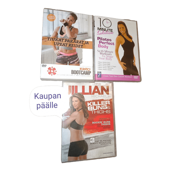Kuntoilu DVD setti