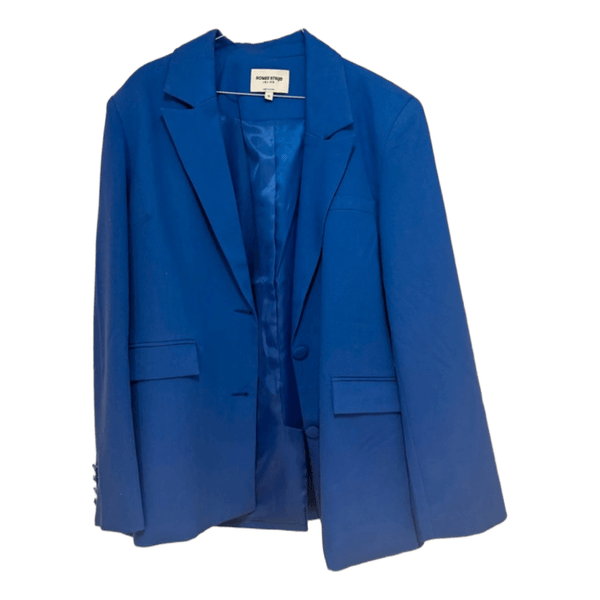 Klar blå blazer