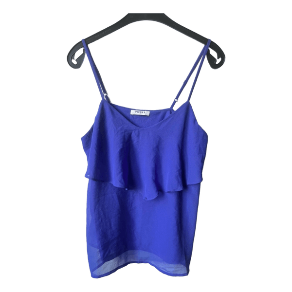Blaues Pieces Top