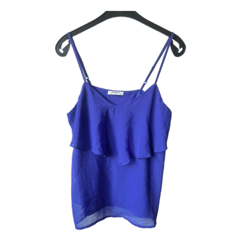 Blaues Pieces Top