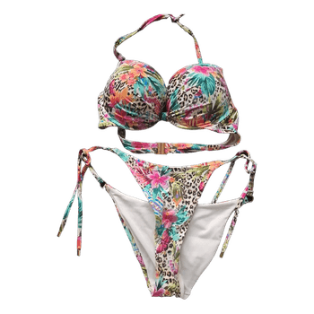 Censored bikini med mønster
