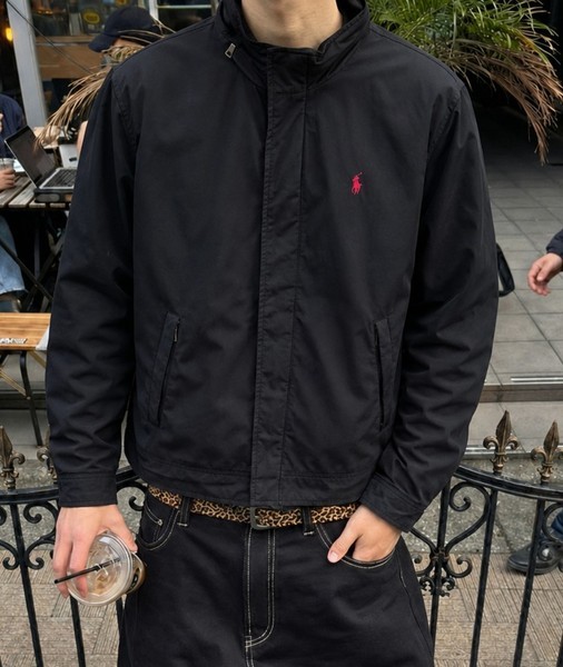 Black zip-up jacket