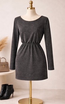 Grey mini dress
