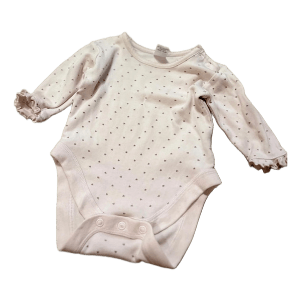 Pink baby bodysuit