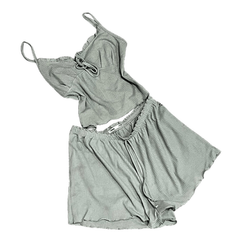 Sinsay Pyjama Set – Light Green – Size M – Very Good Condition
