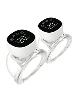 Wearable electric breast pump