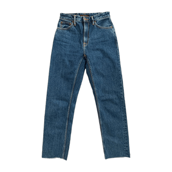 Siniset Nudie Jeans -farkut