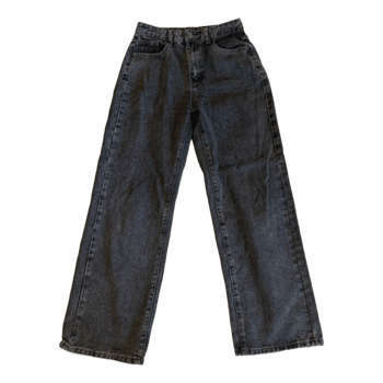Grey high waisted jeans