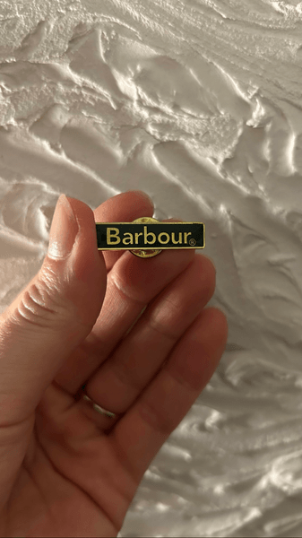 Barbour Pin Badge