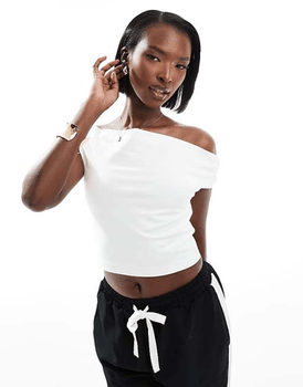 White off the shoulder gypsy top
