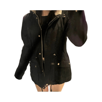 Black winter jacket